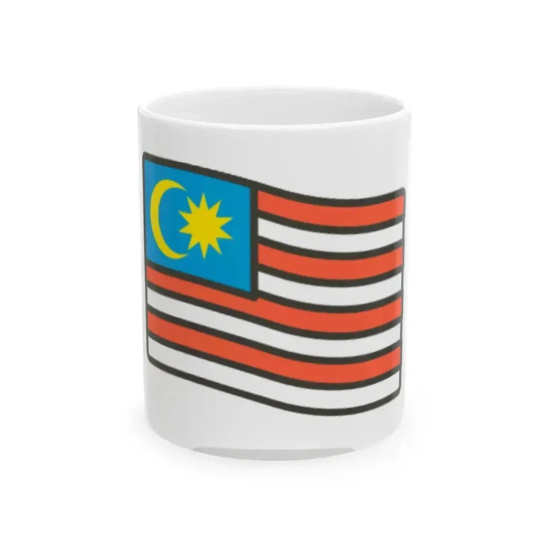 778-Malaysia (Malaysia) White Coffee Mug 11oz - Go Mug Yourself