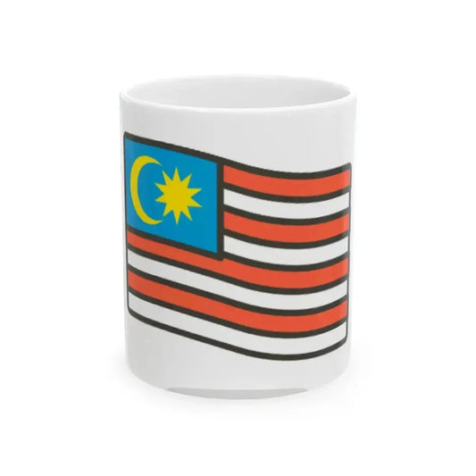 778-Malaysia (Malaysia) White Coffee Mug 11oz - Go Mug Yourself