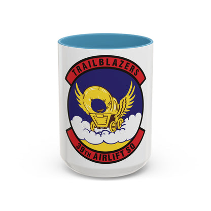 39th Airlift Squadron (U.S. Air Force) Accent Coffee Mug