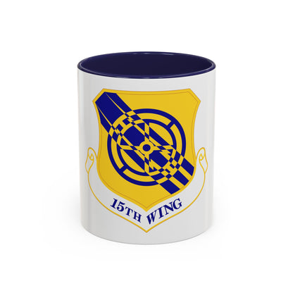 15th Wing (U.S. Air Force) Accent Coffee Mug