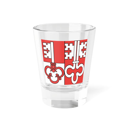 Flag of Canton of Unterwalden (Switzerland) Shot Glass 1.5oz