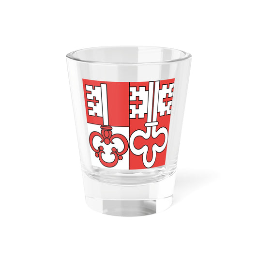 Flag of Canton of Unterwalden (Switzerland) Shot Glass 1.5oz