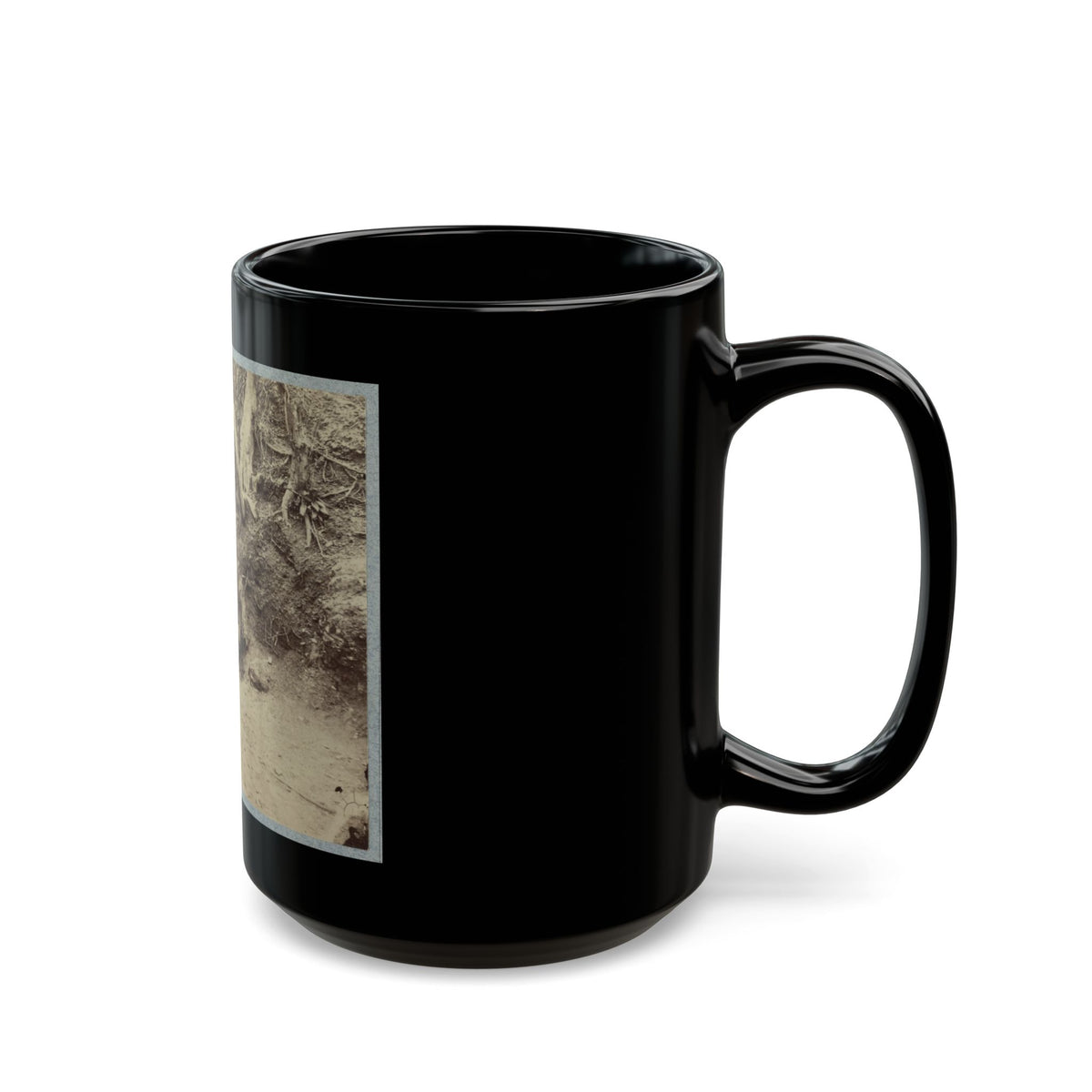 Battlefield Of Chickasaw Bayou, Miss. The Poison Spring, February, 1864 (U.S. Civil War) Black Coffee Mug