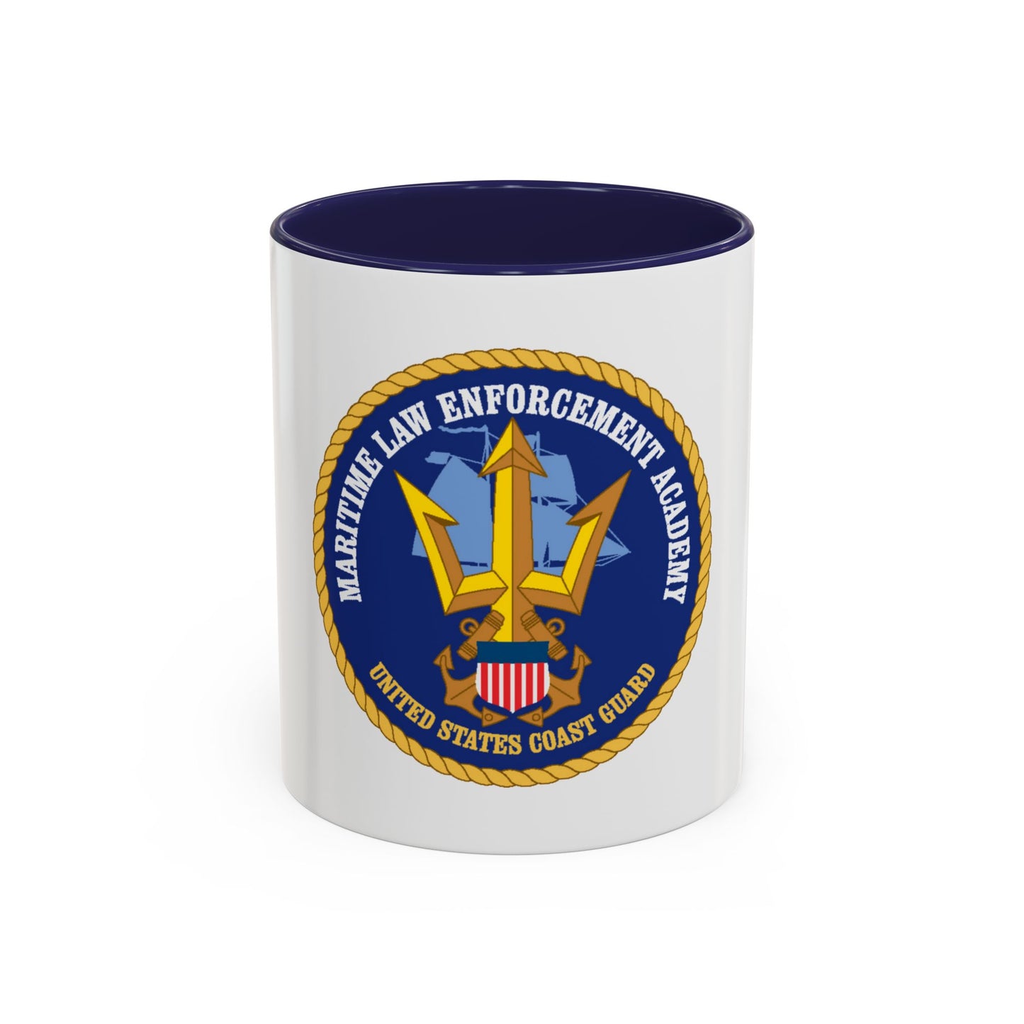USCG Maritime Law Enforcement Academy (U.S. Coast Guard) Accent Coffee Mug