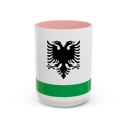 Albanian Coast Guard Ensign - Accent Coffee Mug