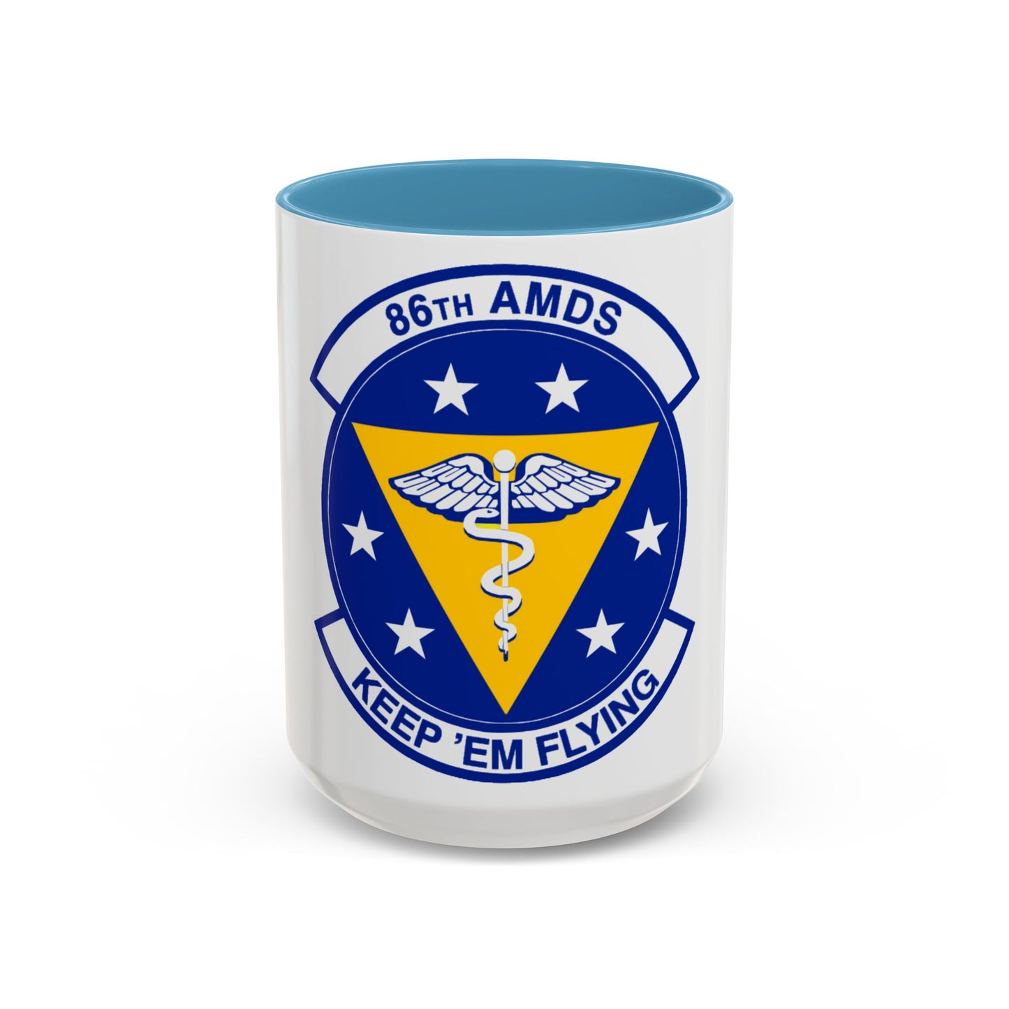 86 Aerospace Medicine Squadron USAFE (U.S. Air Force) Accent Coffee Mug