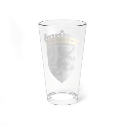 Edegem wapen (Belgium) (Coat of Arms) Pint Glass 16oz