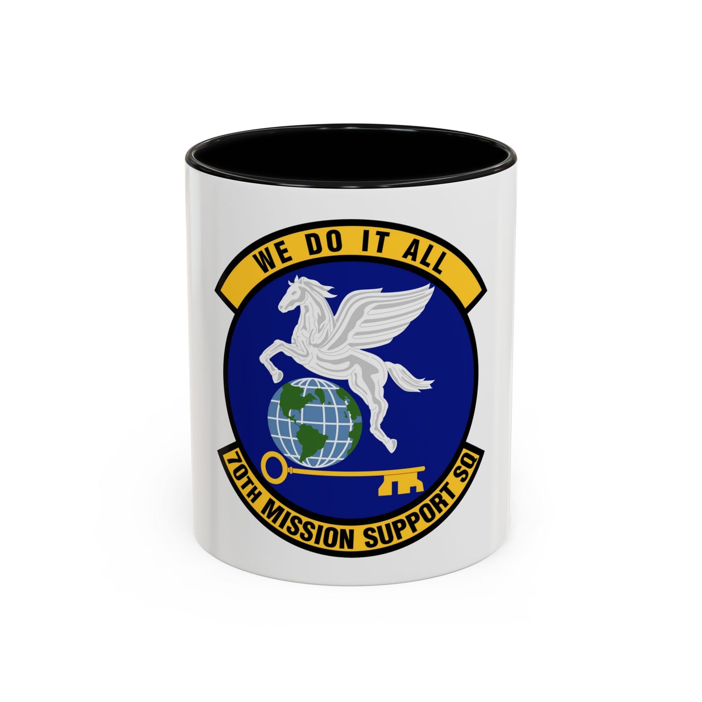70th Mission Support Squadron (U.S. Air Force) Accent Coffee Mug