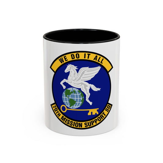 70th Mission Support Squadron (U.S. Air Force) Accent Coffee Mug