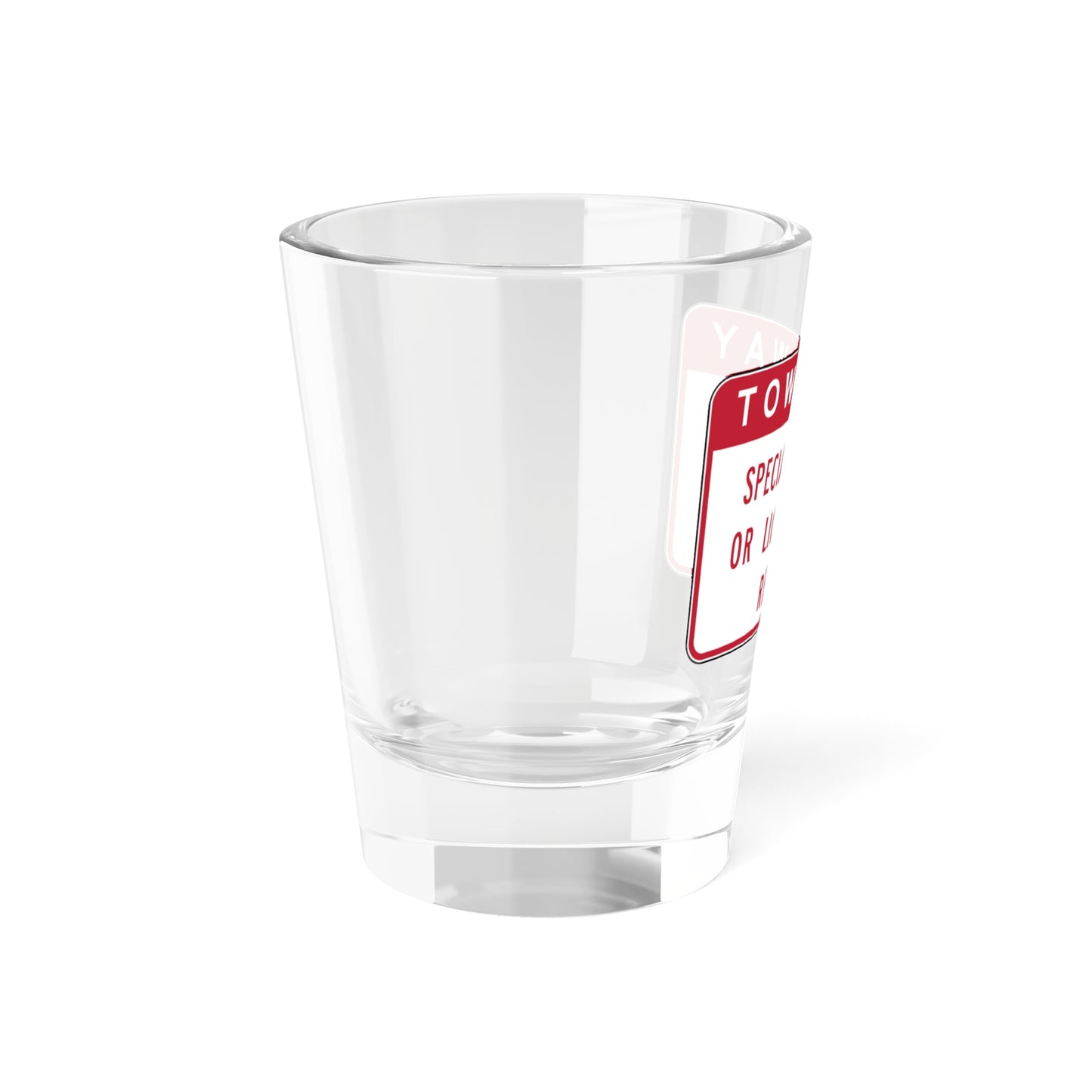 MUTCD-CA R100A-1 (California) (Road Sign) Shot Glass 1.5oz