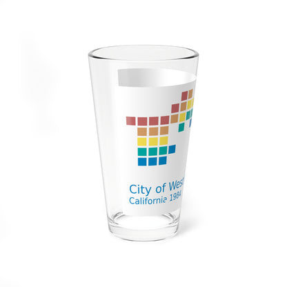 Flag of West Hollywood California (United States) Pint Glass 16oz