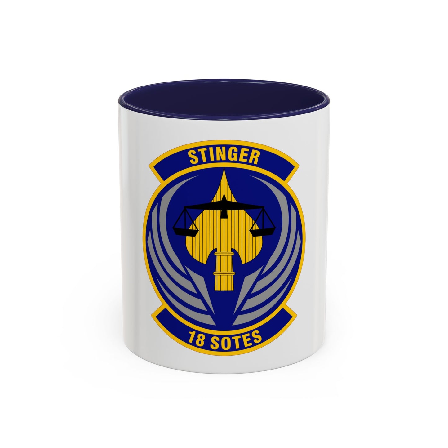 18 Special Operations Test and Evaluation Squadron AFSOC (U.S. Air Force) Accent Coffee Mug