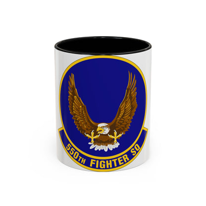 550 Fighter Squadron AETC (U.S. Air Force) Accent Coffee Mug