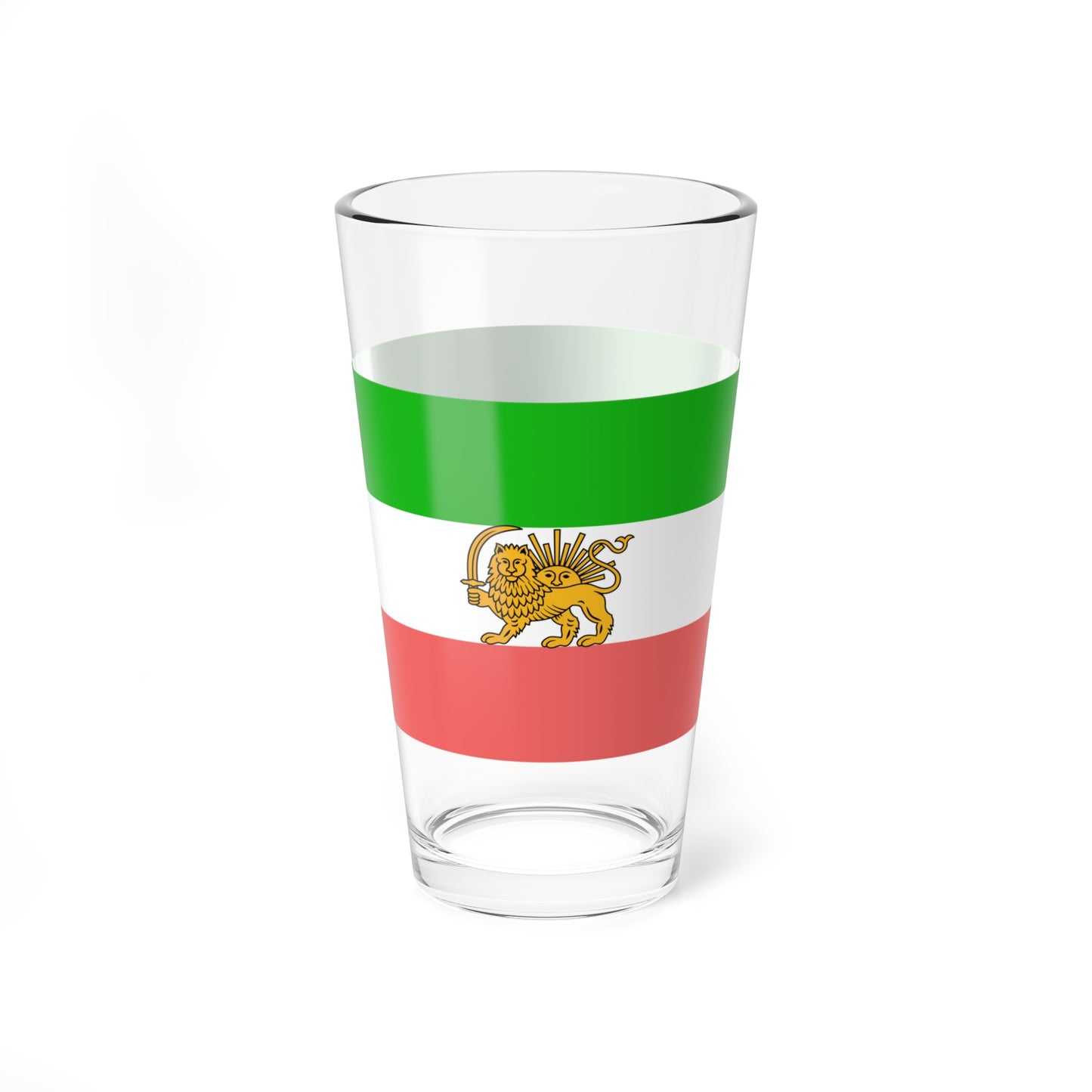 State flag of Persia 1907-1933 (Iran) Pint Glass 16oz