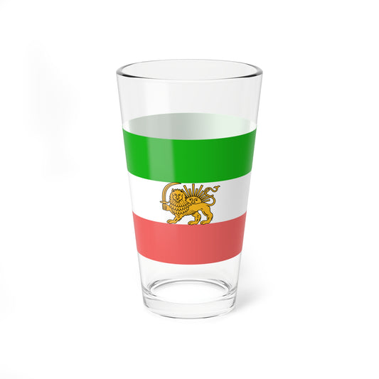 State flag of Persia 1907-1933 (Iran) Pint Glass 16oz