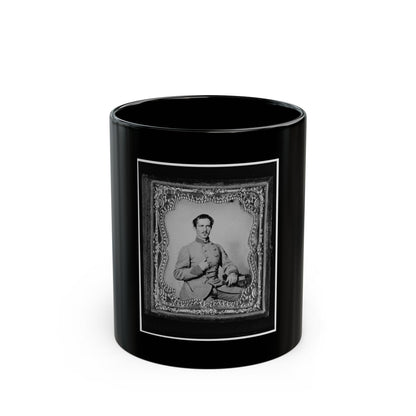 Bernard Bluecher Graves, Corp., C.S.A., Three-Quarter Length Portrait, Seated, Facing Front (U.S. Civil War) Black Coffee Mug