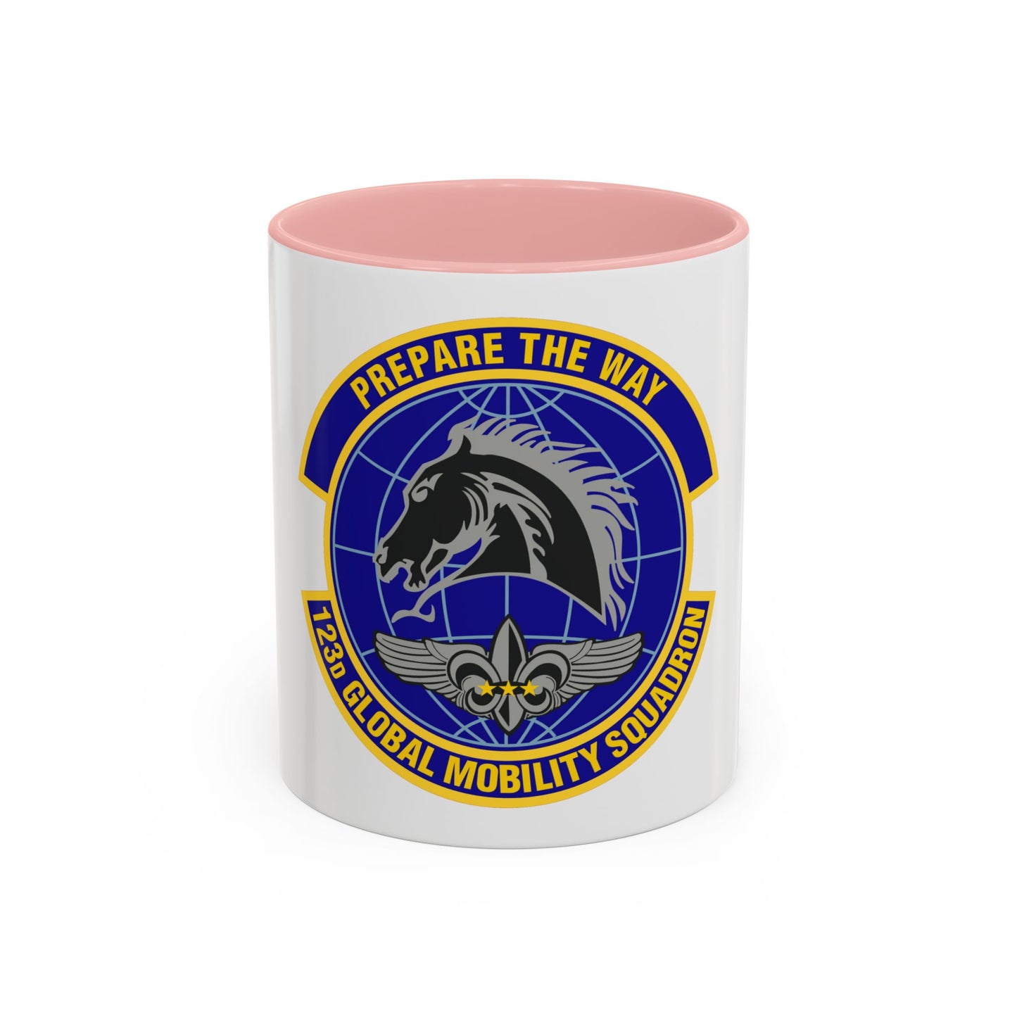 123d Global Mobility Squadron (U.S. Air Force) Accent Coffee Mug