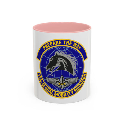 123d Global Mobility Squadron (U.S. Air Force) Accent Coffee Mug