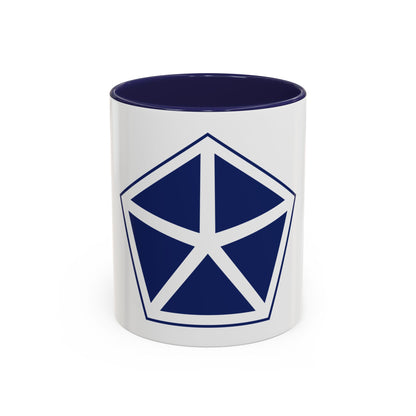 V Corps United States (U.S. Army) Accent Coffee Mug