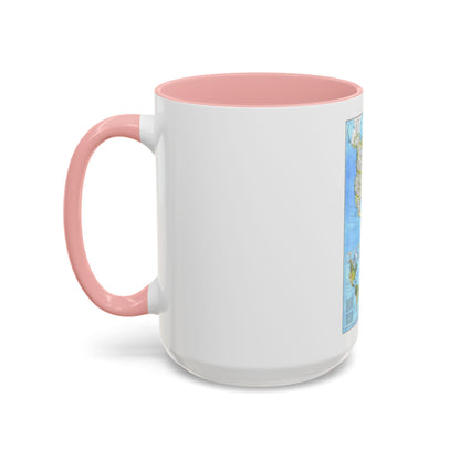 Americas, The (1979) (Map) Accent Coffee Mug