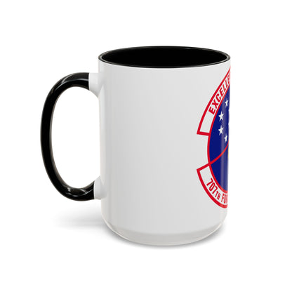 707 Force Support Squadron AFISRA (U.S. Air Force) Accent Coffee Mug