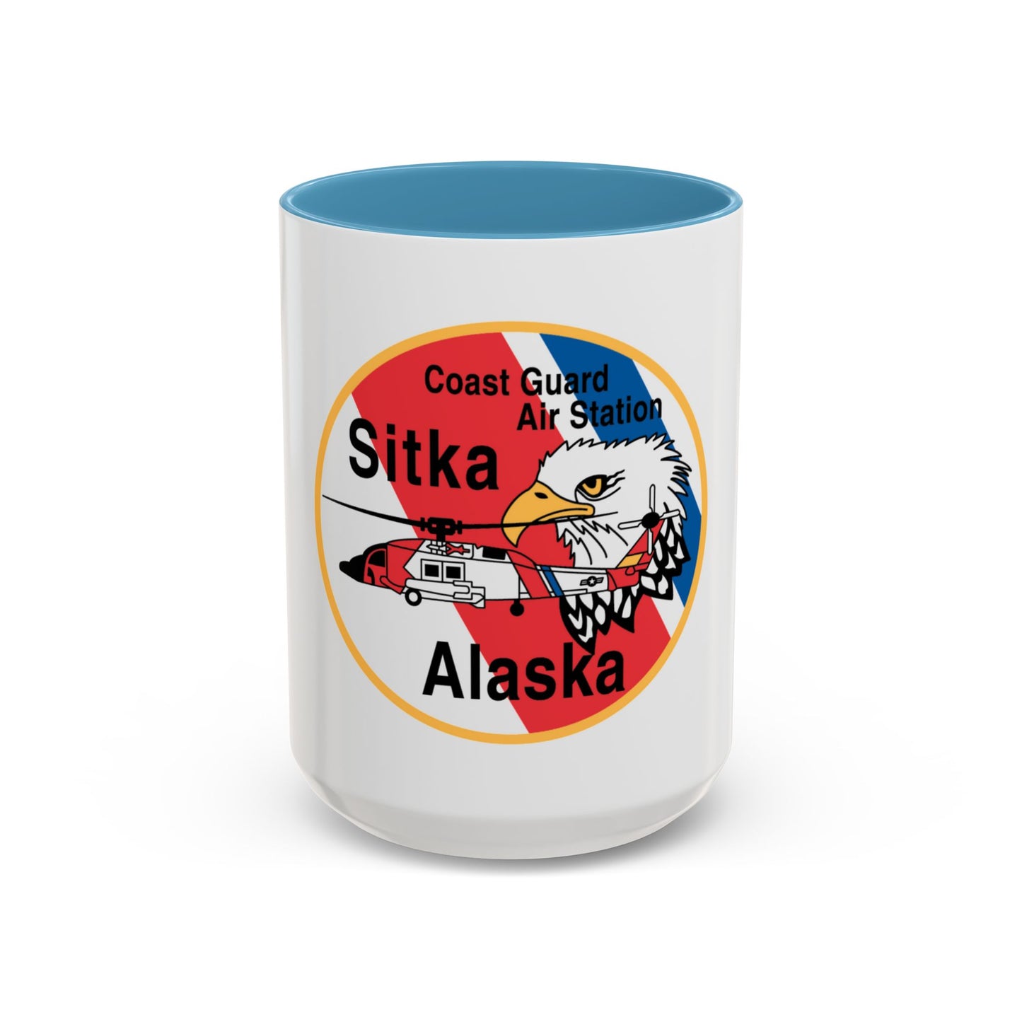 USCG Air Station Sitka (U.S. Coast Guard) Accent Coffee Mug