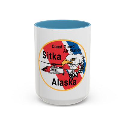 USCG Air Station Sitka (U.S. Coast Guard) Accent Coffee Mug