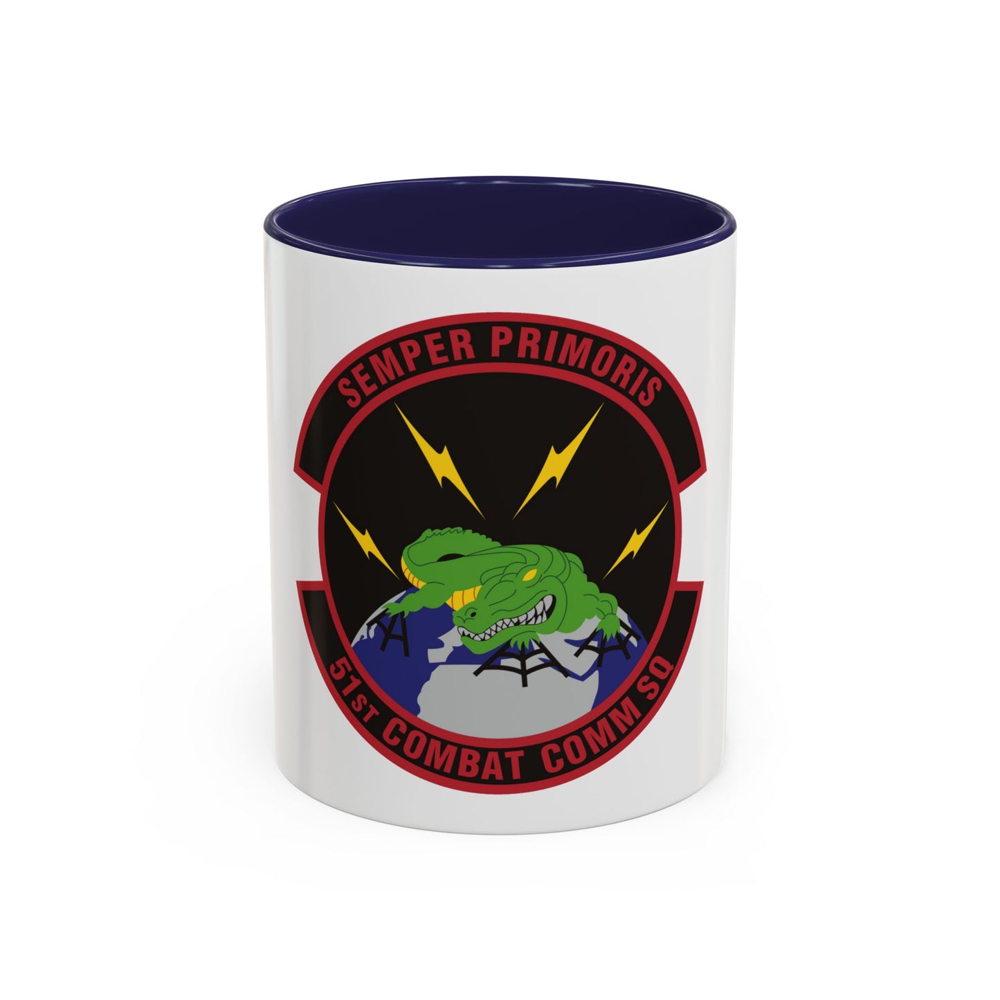 51 Combat Communications Squadron ACC (U.S. Air Force) Accent Coffee Mug