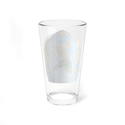 North Kazakhstan province seal (Kazakhstan) (Coat of Arms) Pint Glass 16oz