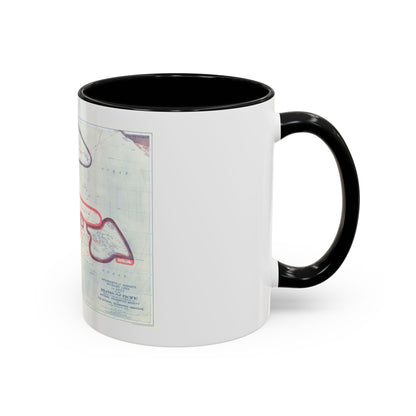 Pacific - Sovereignty and Mandate Boundary Lines (1921) (Map) Accent Coffee Mug