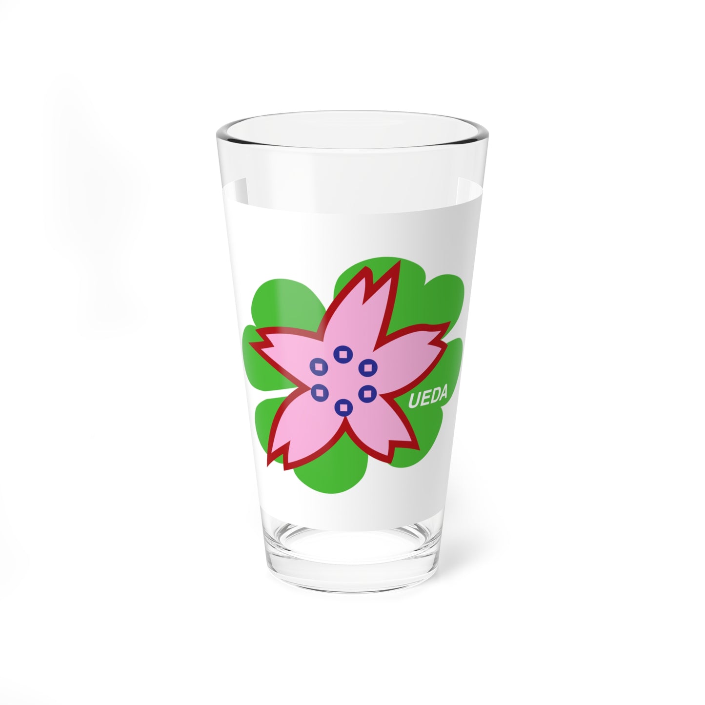 Flag of Ueda Nagano (Japan) Pint Glass 16oz