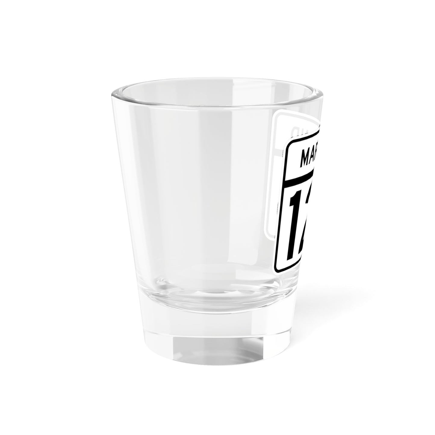 MD Route 128 (Maryland) (Road Sign) Shot Glass 1.5oz