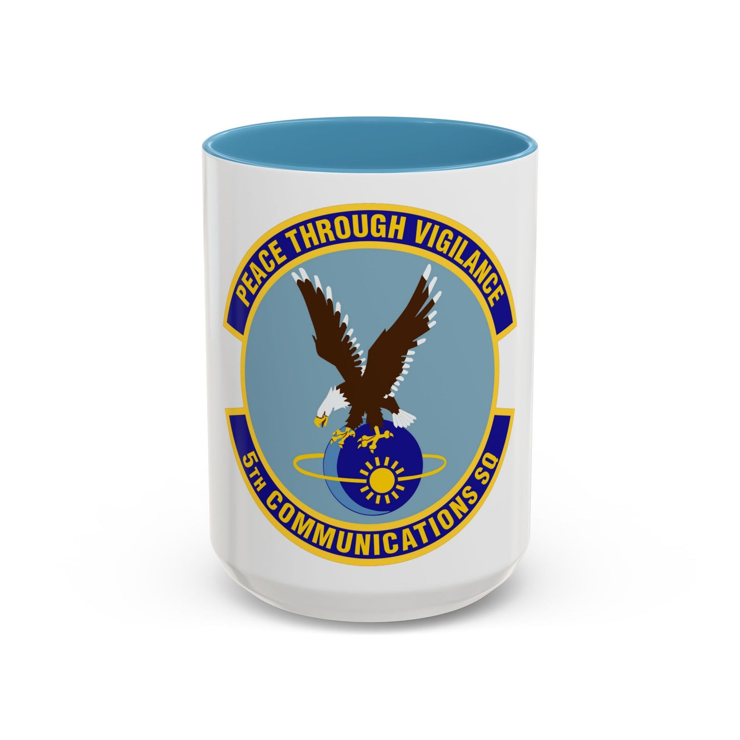 5th Communications Squadron (U.S. Air Force) Accent Coffee Mug