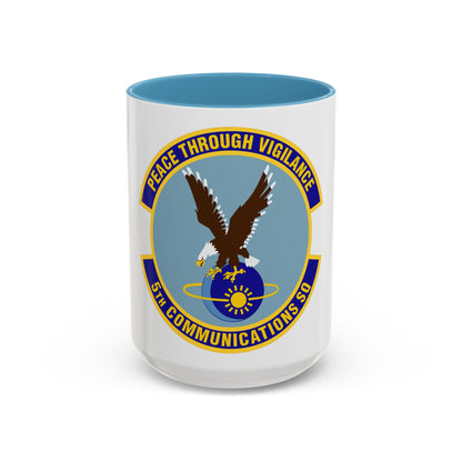 5th Communications Squadron (U.S. Air Force) Accent Coffee Mug