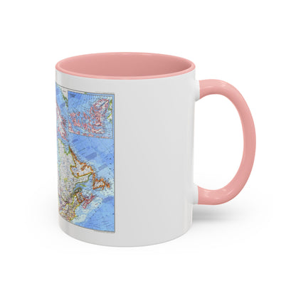 Canada (1972) (Map) Accent Coffee Mug