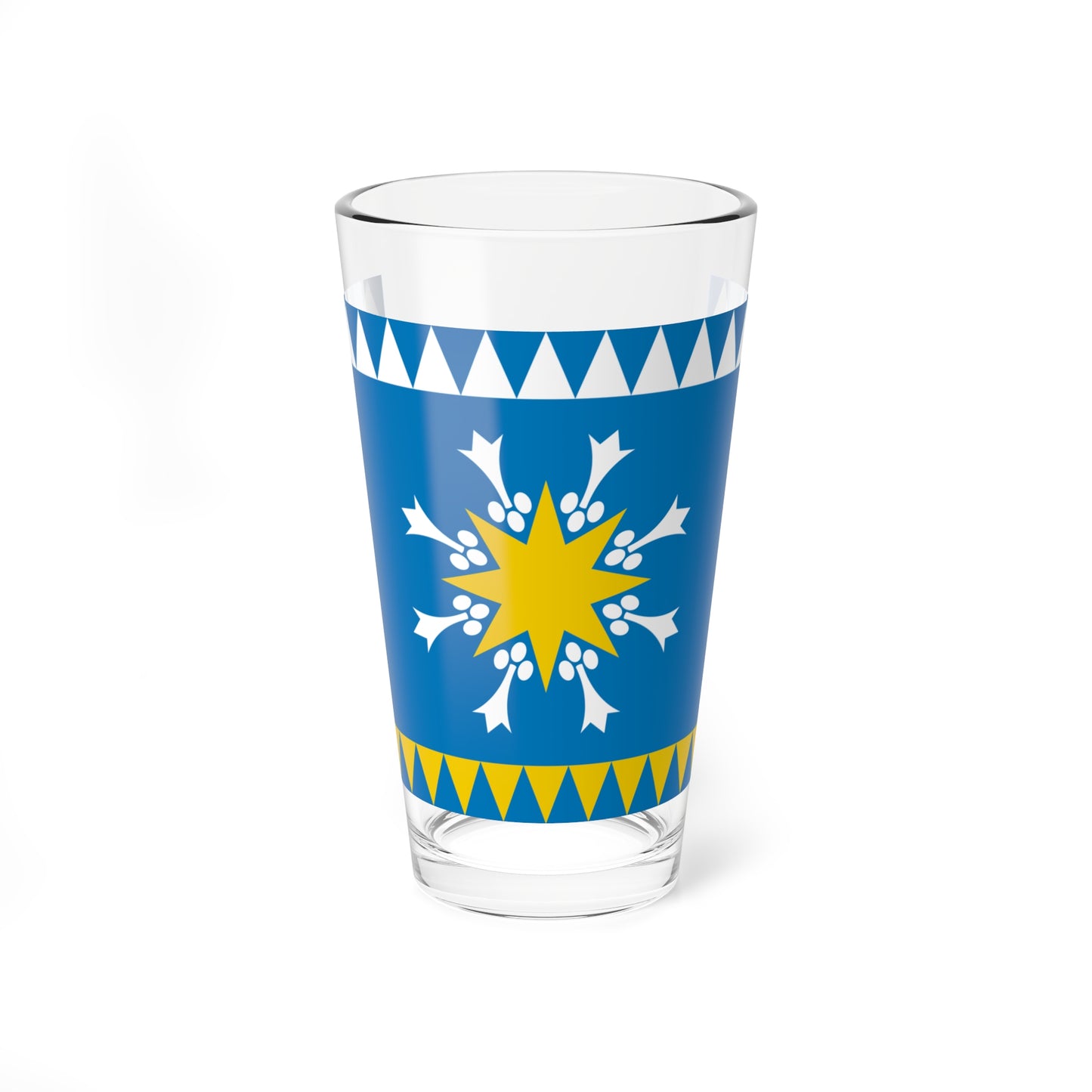 Flag of Ivdel Sverdlovsk oblast (Russia) Pint Glass 16oz