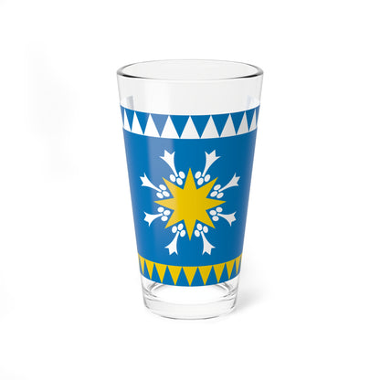 Flag of Ivdel Sverdlovsk oblast (Russia) Pint Glass 16oz