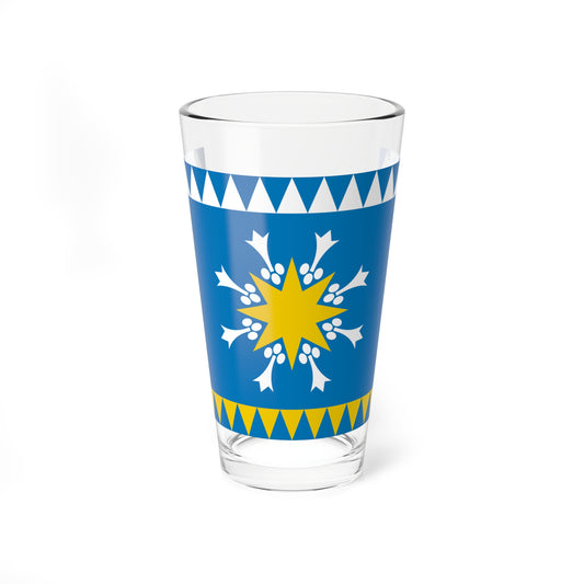 Flag of Ivdel Sverdlovsk oblast (Russia) Pint Glass 16oz