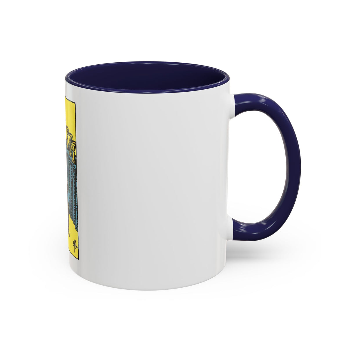 The 9 of Cups (Tarot Card) Accent Coffee Mug