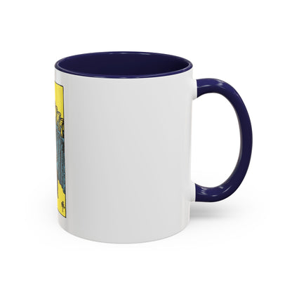 The 9 of Cups (Tarot Card) Accent Coffee Mug
