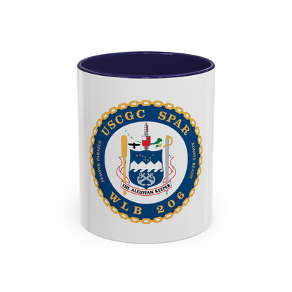 USCGC Spar WLB 206 (U.S. Coast Guard) Accent Coffee Mug