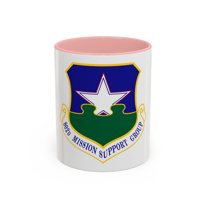 802nd Mission Support Group (U.S. Air Force) Accent Coffee Mug