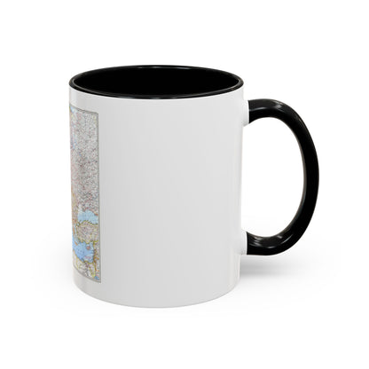 Europe (1969) (Map) Accent Coffee Mug