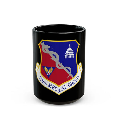 779th Medical Group (U.S. Air Force) Black Coffee Mug-15oz-Go Mug Yourself