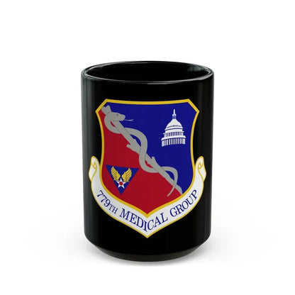 779th Medical Group (U.S. Air Force) Black Coffee Mug 15oz - Go Mug Yourself