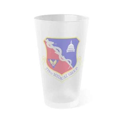 779th Medical Group (U.S. Air Force) Frosted Pint Glass 16oz Default Title - Go Mug Yourself