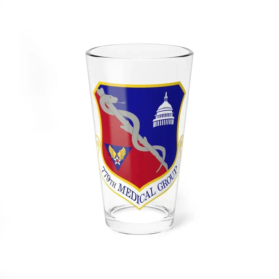 779th Medical Group (U.S. Air Force) Pint Glass 16oz 16oz - Go Mug Yourself
