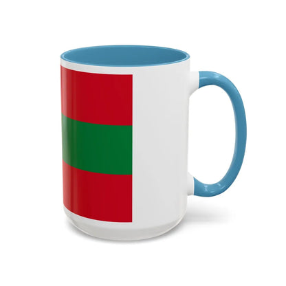 Flag of Ambato Ecuador - Accent Coffee Mug-Go Mug Yourself