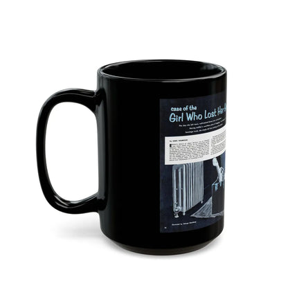 Case of the Girls Who Lost Her Grip - Black Coffee Mug-Go Mug Yourself