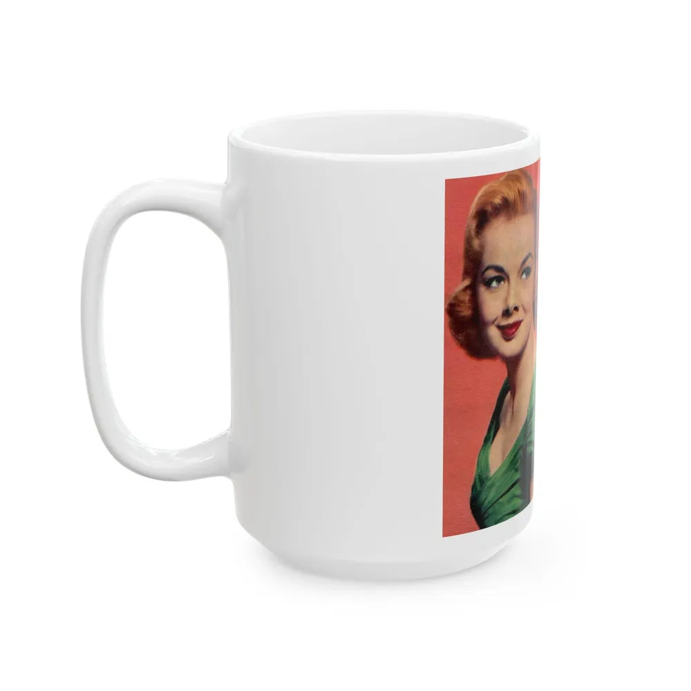 Leslie Parrish #164 (Vintage Female Icon) White Coffee Mug-Go Mug Yourself